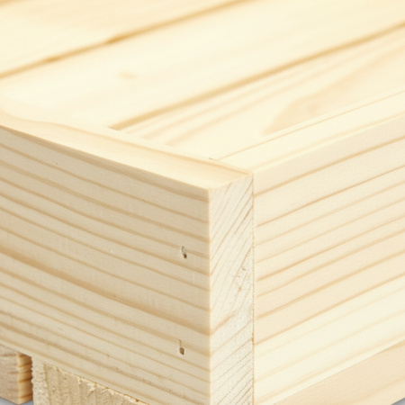 Großes Flaches Holztablett 30x25x6 cm | Dokumentenablage A4 | GoodFreshDecor