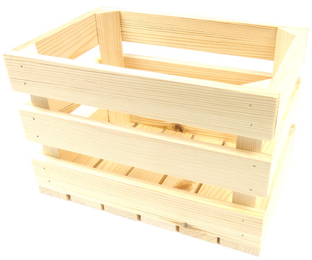 Dekokiste 30x20x20 cm, Holzkiste für die Aufbewahrung von Wein, Obst, Gemüse, ökologisch, gehobelt