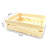 Flache Holzkiste 40x30x12 cm | Unterbettbox & Deko-Tablett | GoodFreshDecor