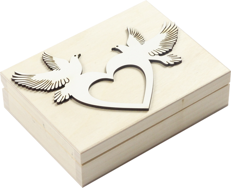 Holz Ehering Box Hochzeit Zeremonie Gravur