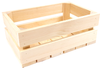 Dekokiste 30x20x12 cm, Holzkiste für die Aufbewahrung von Wein, Obst, Gemüse, ökologisch, gehobelt