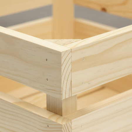 Große & Tiefe Holzkiste 30x25x20 cm | Für DIY Möbel & Spielzeug | GoodFreshDecor