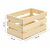 Mittelgroße Holzkiste 35x20x20 cm | Universelle Vorratskiste | GoodFreshDecor