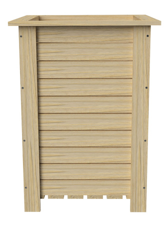 Holzblumentopf 40x40x54,5 cm Topf auf Beinen für Blumen Kräuter Koniferen Palmen Blumenbeet D3s