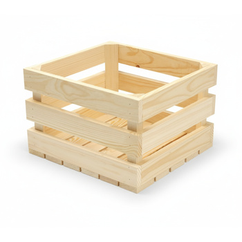 Große & Tiefe Holzkiste 30x25x20 cm | Für DIY Möbel & Spielzeug | GoodFreshDecor