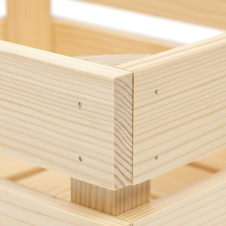 Unbehandelte Holzkiste 30x20x12 cm | Kiefernholz | GoodFreshDecor