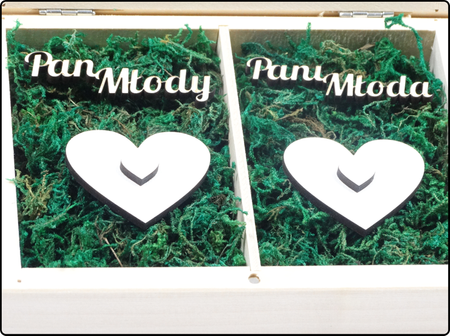 Holz Ehering Box Hochzeit Zeremonie Gravur