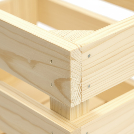 Extra Hohe & Schmale Holzkiste 30x15x20 cm | Flaschenträger | GoodFreshDecor