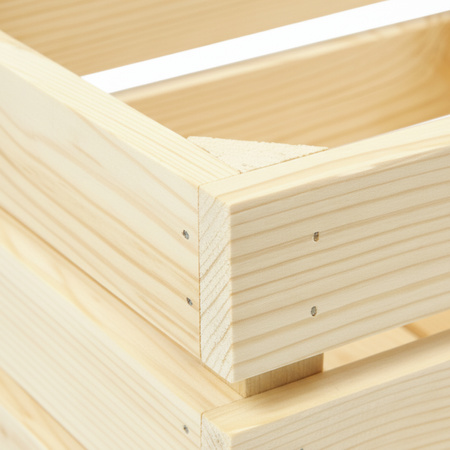 Universelle Holzkiste 30x20x18 cm | Allzweckkiste für Haushalt & Deko | GoodFreshDecor