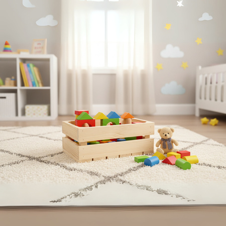 Unbehandelte Holzkiste 30x20x12 cm | Kiefernholz | GoodFreshDecor