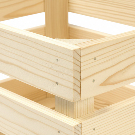 Tiefe Holzkiste 30x20x20 cm | Modulkiste für Regal & Schallplatten | GoodFreshDecor