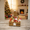 Braune Holzkiste Weihnachten mit Tannenbaum (30x20x40 cm) | GoodFreshDecor