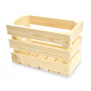 Extra Hohe & Schmale Holzkiste 30x15x20 cm | Flaschenträger | GoodFreshDecor