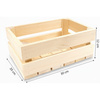 Unbehandelte Holzkiste 30x20x12 cm | Kiefernholz | GoodFreshDecor